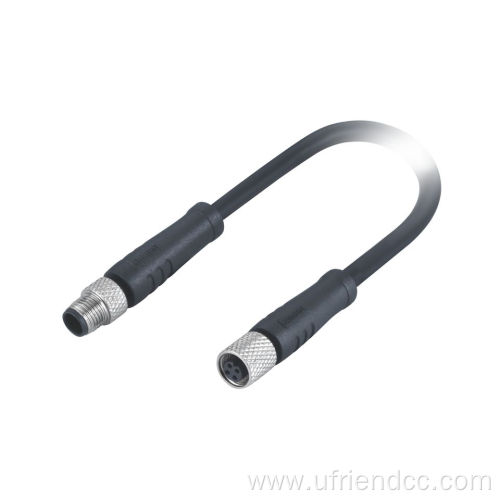 M5 Connector Male To Female Double Ended Molded